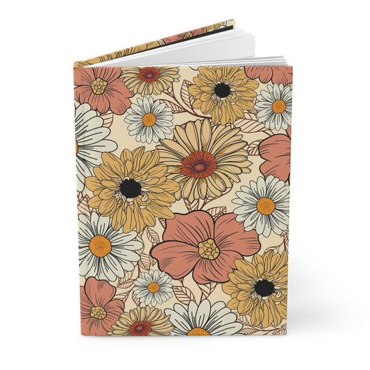 Floral Hardcover Journal Notebook