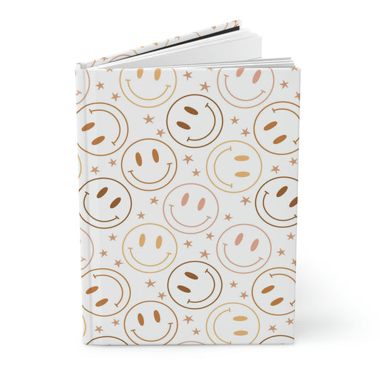 Smiley Face Hardcover Journal Notebook
